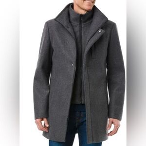 Vince Camuto Men's Classic Coat in Gray Size L 
NWOT